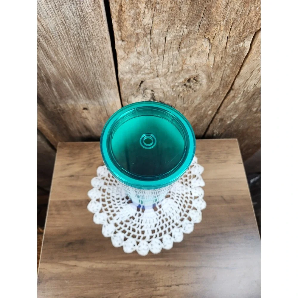 Starbucks Holiday 2022 Spearmint Wave 24oz Venti Cold Tumbler